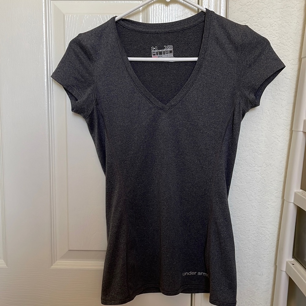 Under Armour Grey V Neck Shirt